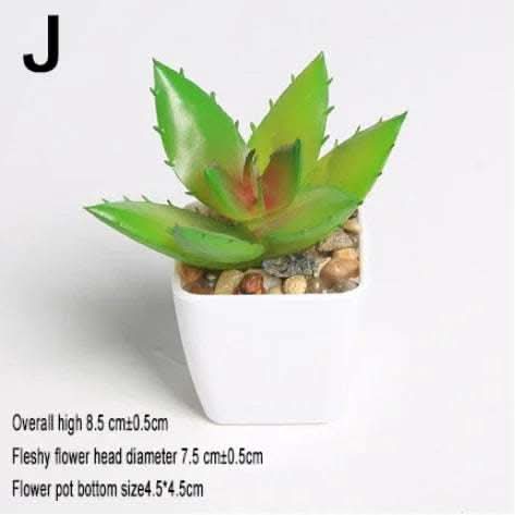 Simulated succulents mini potted plants Fendax 0