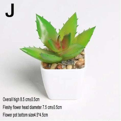 Simulated succulents mini potted plants Fendax 0