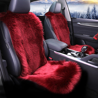 Car Seat Cover Plush Cushion Three-pieces