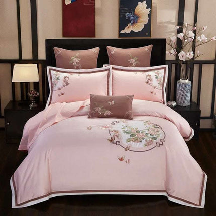 4-piece embroidered bedding set Fendax 0