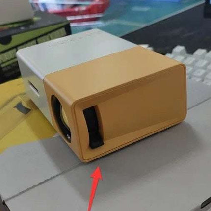 Portable Projector 3D Hd Led Home Theater Cinema HDMI-compatible Usb Audio Projector Yg300 Mini Projector Fendax 0