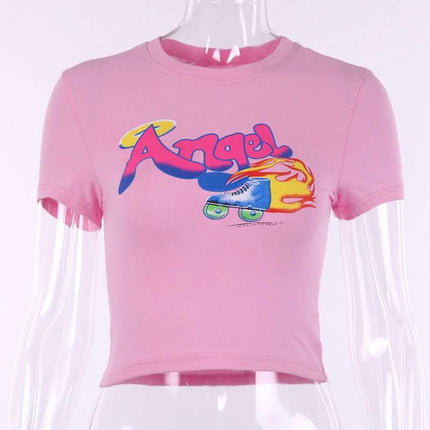 Slim short crop top Fendax 0