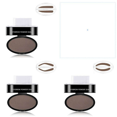 Eyebrow Powder Stamp Tint Stencil Kit Cosmetics Professional Makeup Waterproof Eye Brow Stamp Lift Eyebrow Enhancers Stencil Kit Fendax 0
