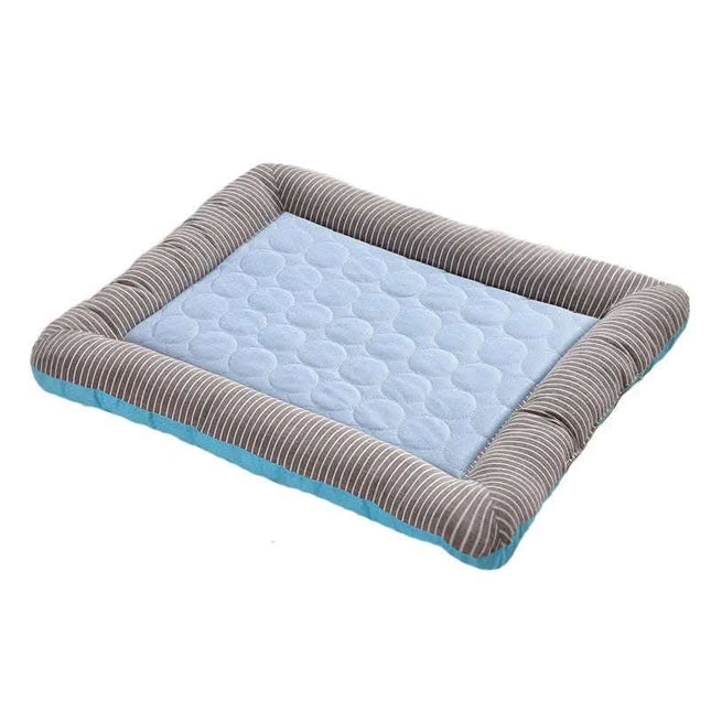 Pet Cooling Pad Bed For Dogs Cats Puppy Kitten Cool Mat Pet Blanket Ice Silk Material Soft For Summer Sleeping Blue Breathable Fendax 0