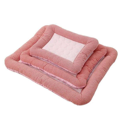 Pet Cooling Pad Bed For Dogs Cats Puppy Kitten Cool Mat Pet Blanket Ice Silk Material Soft For Summer Sleeping Blue Breathable Fendax 0