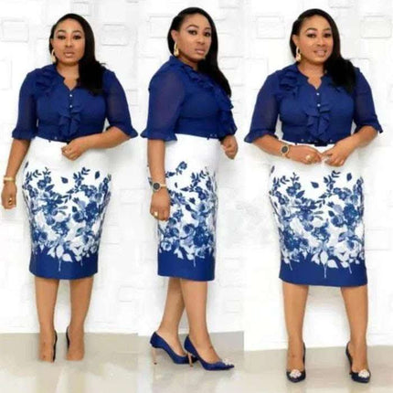 African Women's Dress Pretty Lady Elegant Dresses Fendax 0