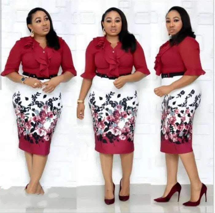 African Women's Dress Pretty Lady Elegant Dresses Fendax 0