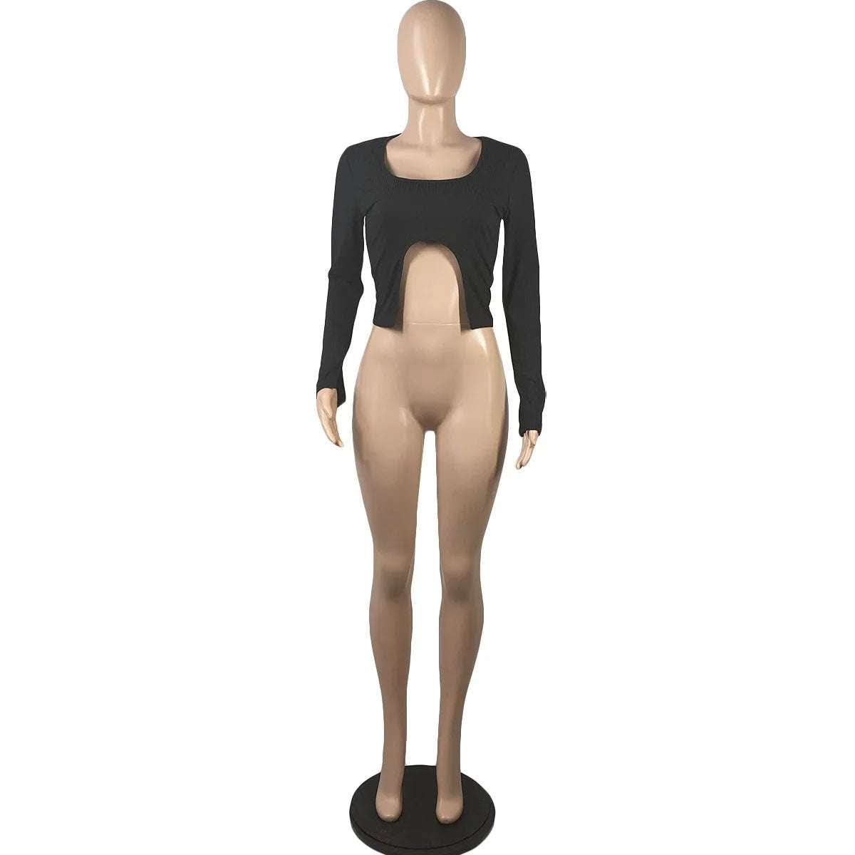 Fashion Black Sexy Hang Striped Top Fendax 0