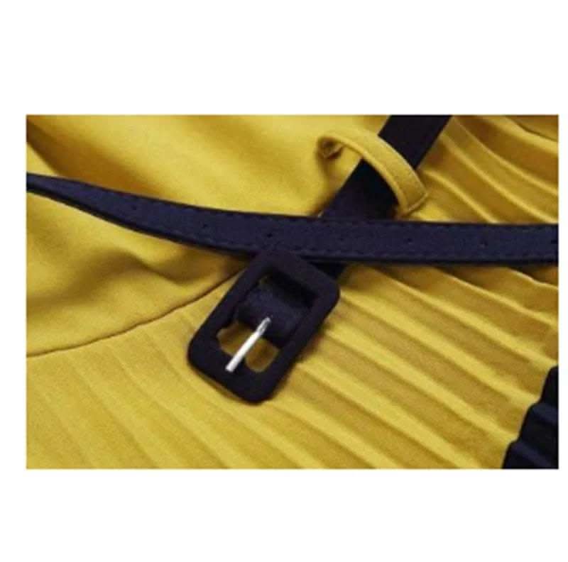 New Africa Dresses 2XL Color Stitching With Belt Fendax 0