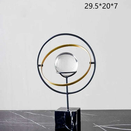 Modern Nordic Light Luxury Style Crystal Ball Creative Home Decoration Fendax 0