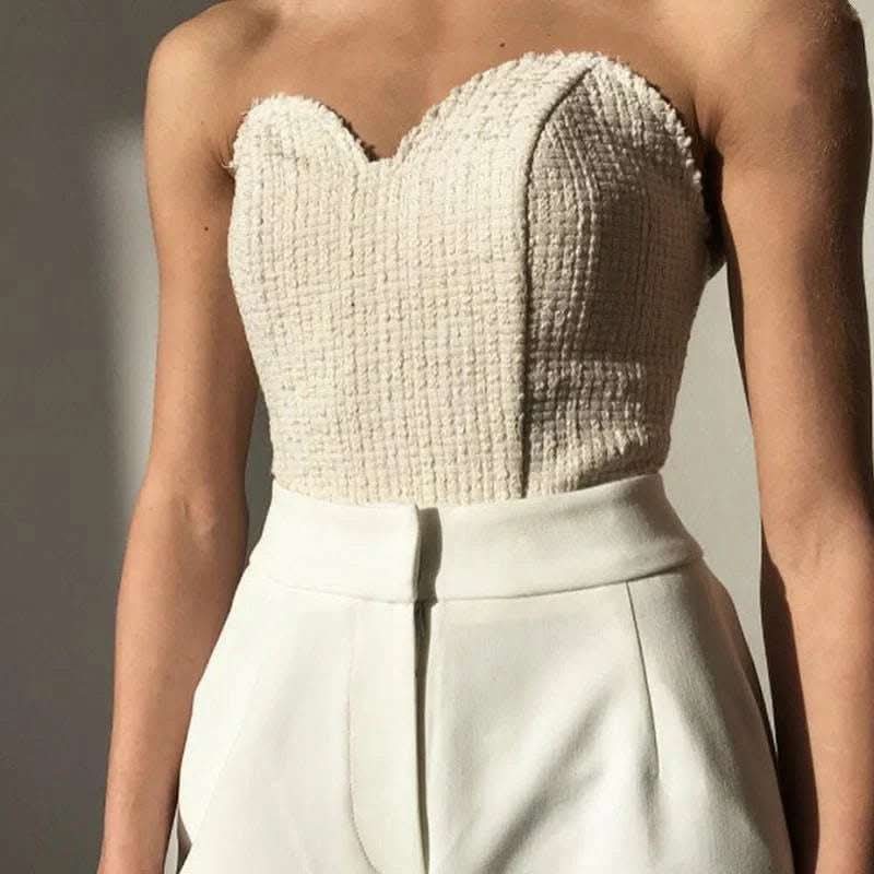 Sexy StrapleSS Tube Top Top Slim-fit Women With BreaSt Wrap Fendax 0