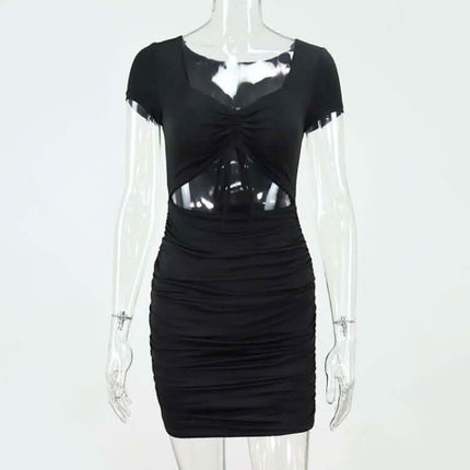 Ladies Sexy Dress Women Summer Dresses Bodycon Party Black Fendax 0