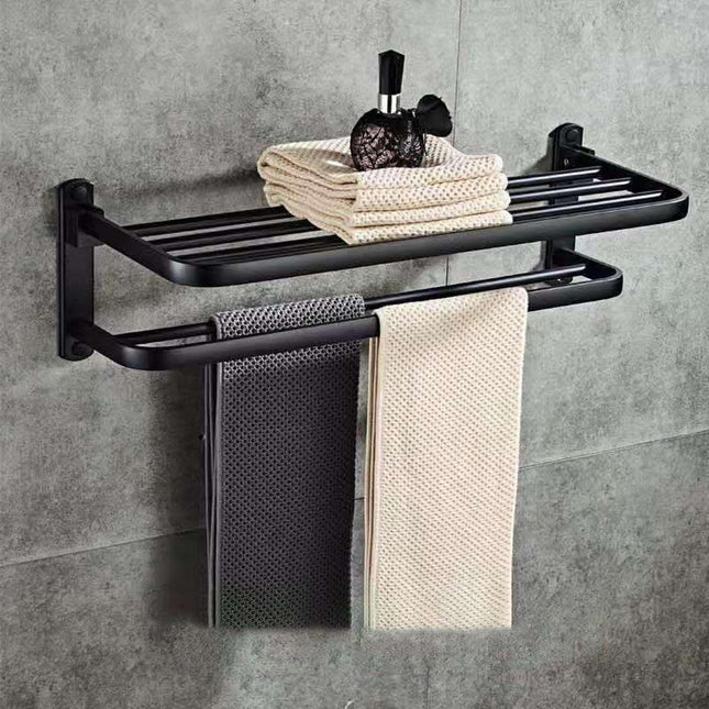 Perforated Space Aluminum Bathroom Folding Shelf Bathroom Fendax 0