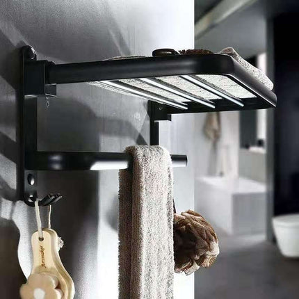 Perforated Space Aluminum Bathroom Folding Shelf Bathroom Fendax 0