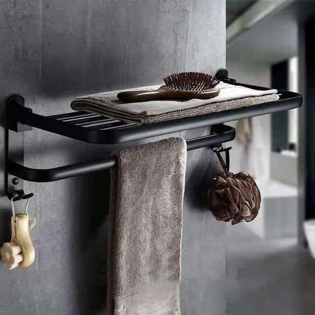 Perforated Space Aluminum Bathroom Folding Shelf Bathroom Fendax 0