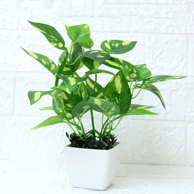 Potted Table Set Mini Fake Plant