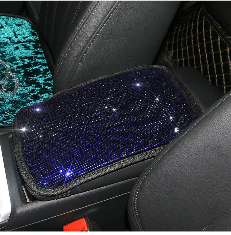 Car Gear Cover Blue Diamond