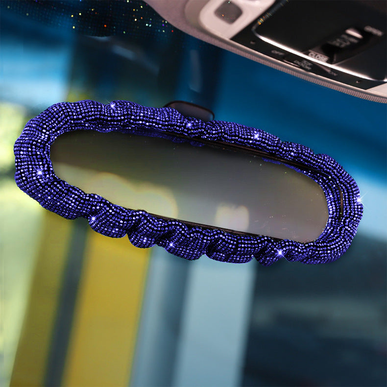 Car Gear Cover Blue Diamond