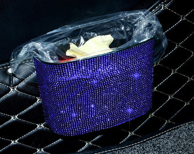 Car Gear Cover Blue Diamond