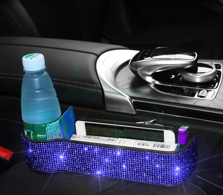 Car Gear Cover Blue Diamond