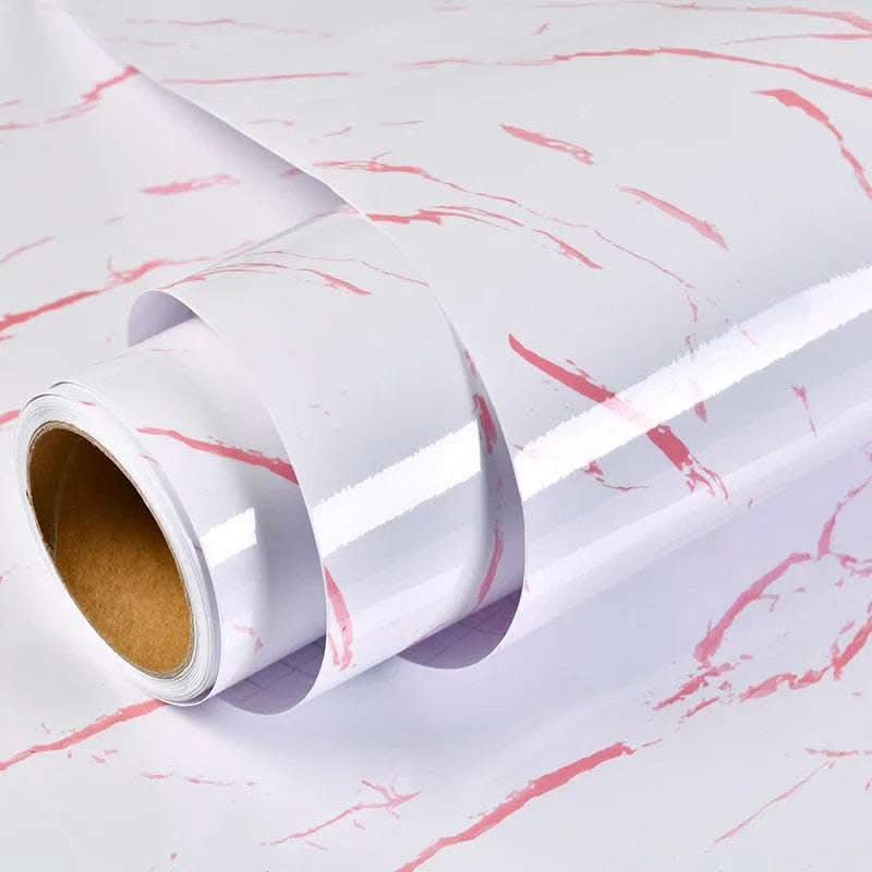 Wallpaper Vinyl-Film Room-Decor Furniture Renovation Self-Adhesive Marble Bathroom Kitchen Fendax 0
