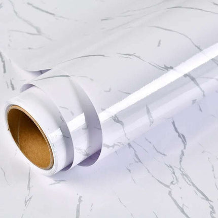 Wallpaper Vinyl-Film Room-Decor Furniture Renovation Self-Adhesive Marble Bathroom Kitchen Fendax 0