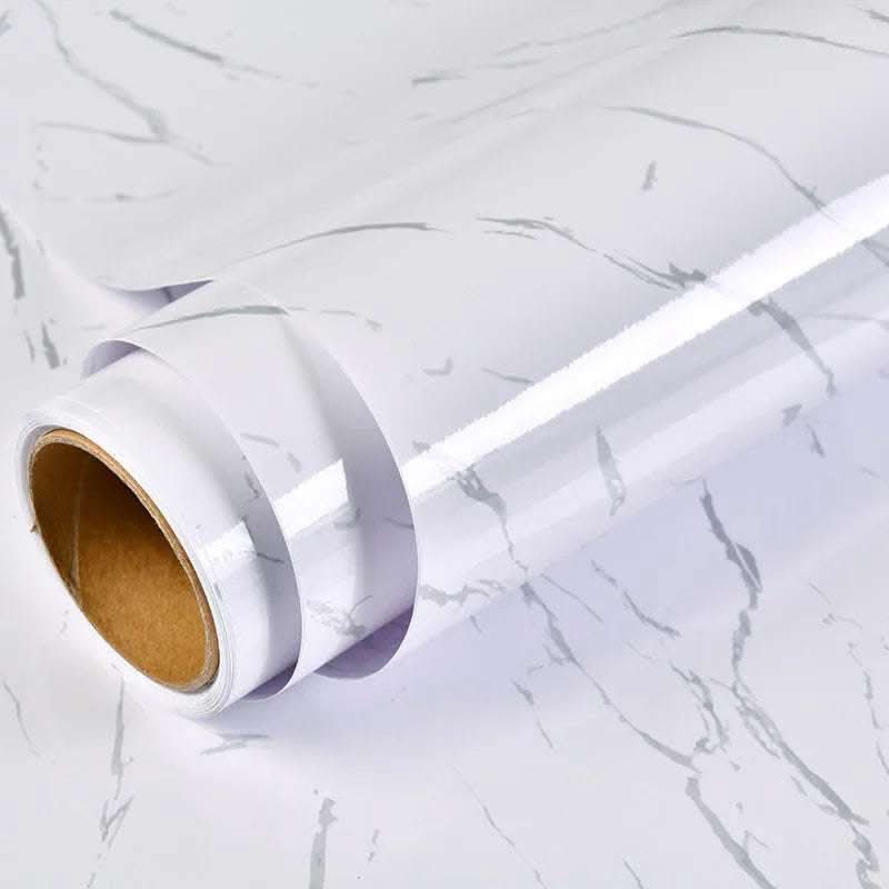 Wallpaper Vinyl-Film Room-Decor Furniture Renovation Self-Adhesive Marble Bathroom Kitchen Fendax 0
