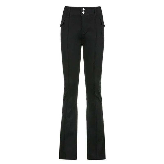 Side Pocket Retro Slim Pants Casual Pants Fendax 0