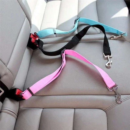 Adjustable Pet Cat Dog Car Seat Belt Pet Seat Vehicle Dog Harness Lead Clip Safety Lever Traction Dog Collars Dogs Accessoires Pets Products Fendax 0