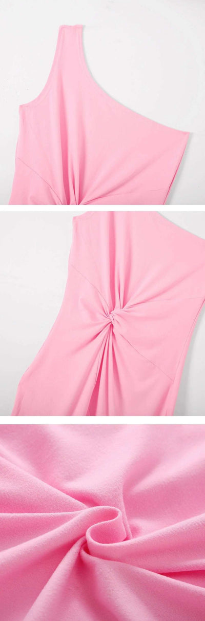 Sexy One-Shoulder Tube top Dress Fendax 0