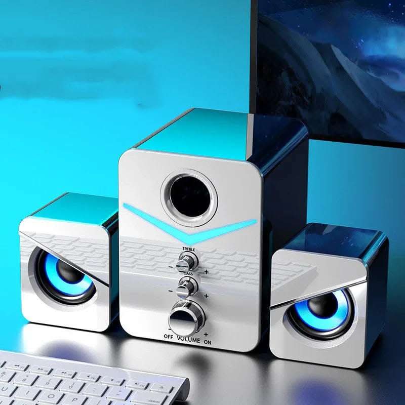 Desktop Computer Sound Bar Speakers with Compact Maneuverable Size Bluetooth Speaker Fendax 0