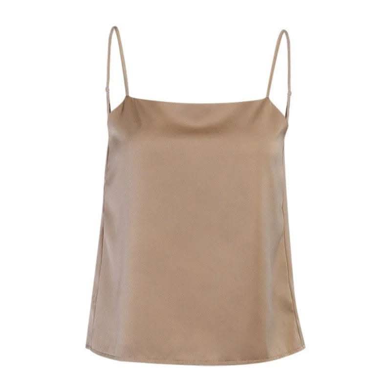 Fashion Sexy Halter Strap Satin Top Fendax 0