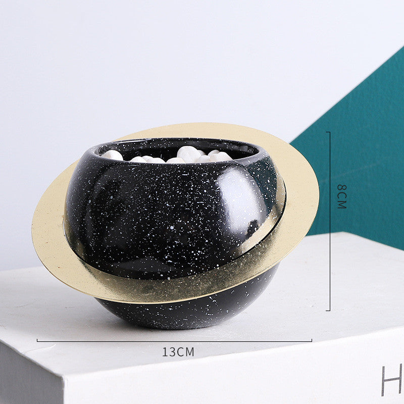 Wrought Iron Simulation Plant Fake Flower Pot