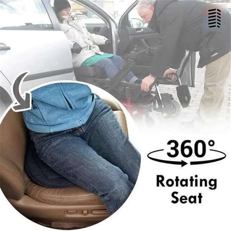 360 Degree Rotation Seat Cushion Mats For Chair Car Office Home Bottom Seats Breathable Chair Cushion For Elderly Pregnant Woman Fendax 0