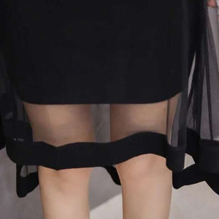 Irregular Skirt Dovetail Skirt Mid-length Package Hip Skirt Fendax 0