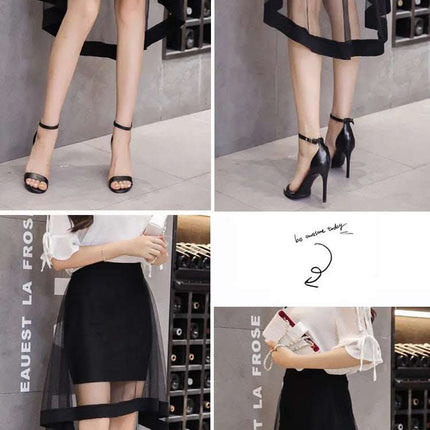 Irregular Skirt Dovetail Skirt Mid-length Package Hip Skirt Fendax 0