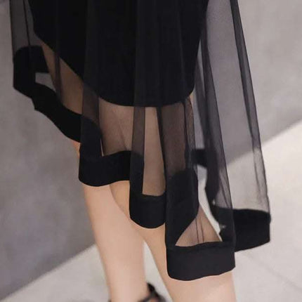 Irregular Skirt Dovetail Skirt Mid-length Package Hip Skirt Fendax 0