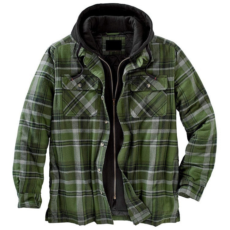 Thickened Cotton Hooded Jacket