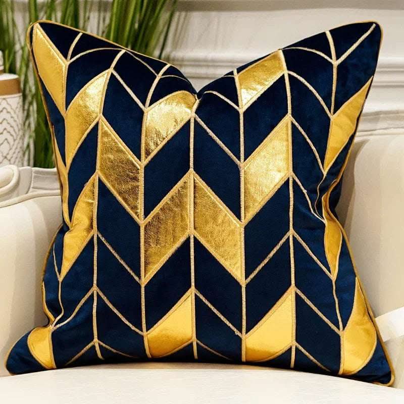 Embroidered Throw Pillow for Modern Light Luxury Sofa Fendax 0
