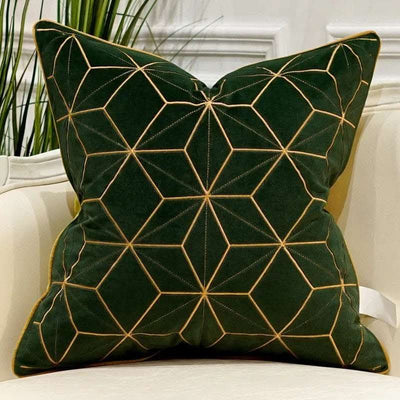 Embroidered Throw Pillow for Modern Light Luxury Sofa Fendax 0