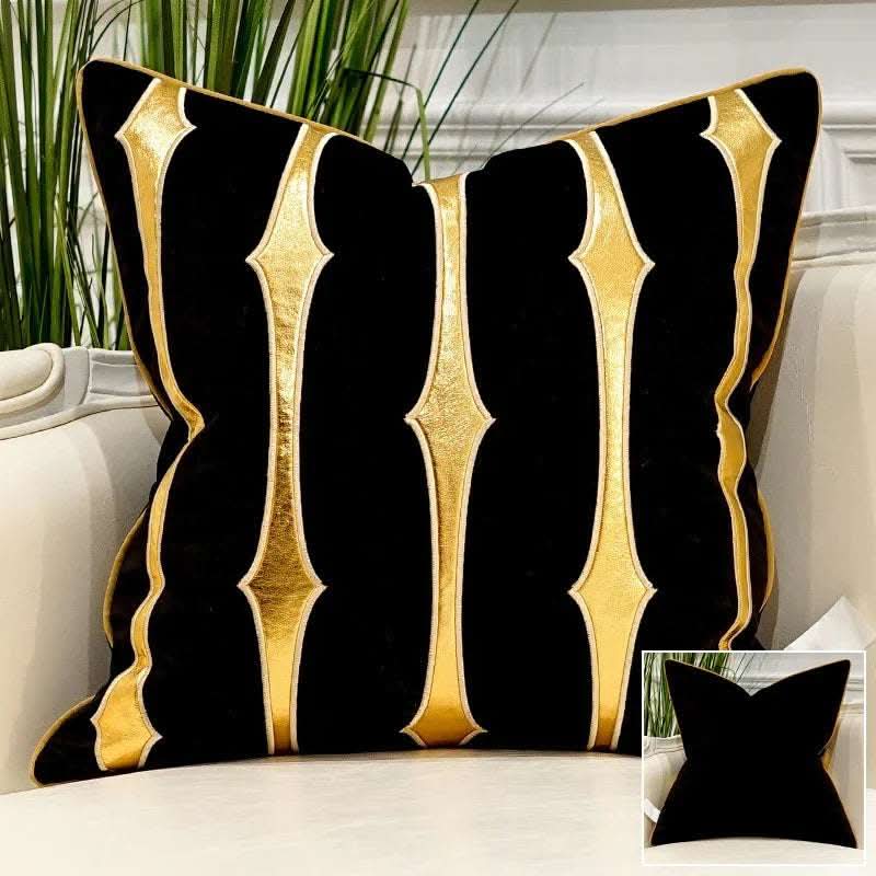 Embroidered Throw Pillow for Modern Light Luxury Sofa Fendax 0