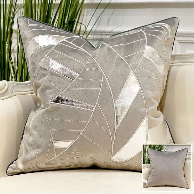 Embroidered Throw Pillow for Modern Light Luxury Sofa Fendax 0