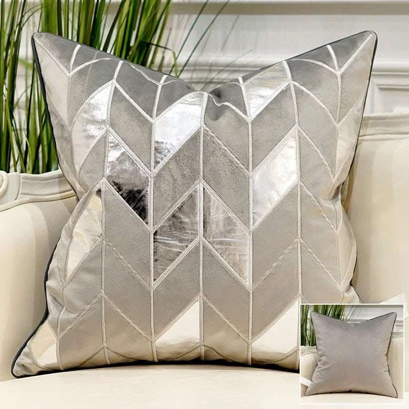 Embroidered Throw Pillow for Modern Light Luxury Sofa Fendax 0
