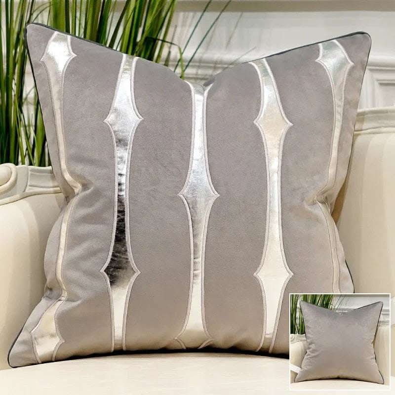 Embroidered Throw Pillow for Modern Light Luxury Sofa Fendax 0