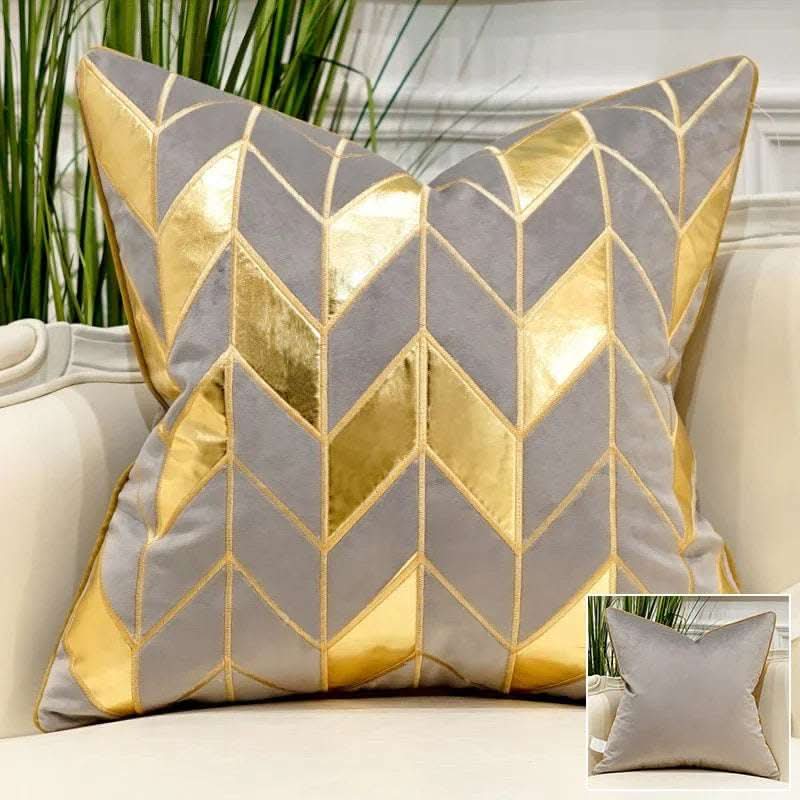 Embroidered Throw Pillow for Modern Light Luxury Sofa Fendax 0