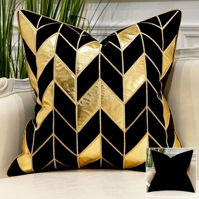 Embroidered Throw Pillow for Modern Light Luxury Sofa Fendax 0
