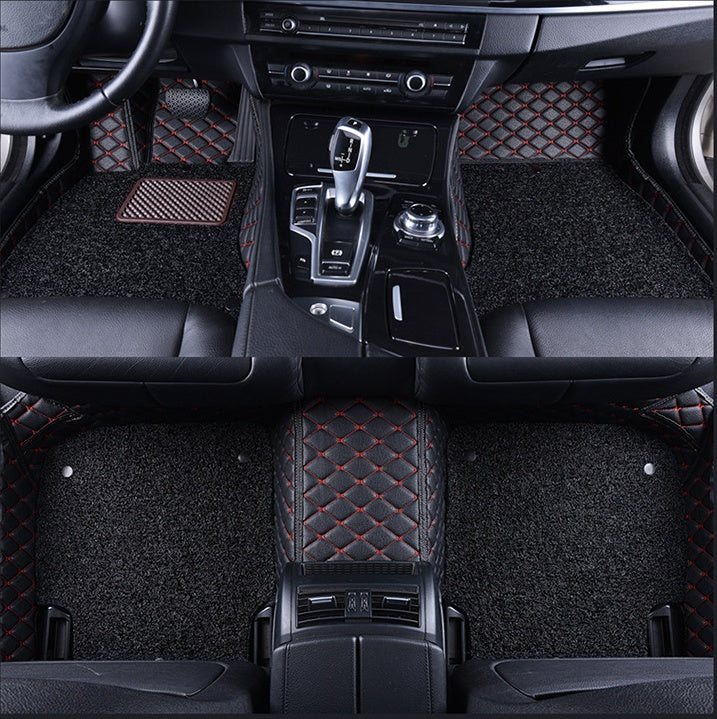 Wear-Resistant Leather Car Mat