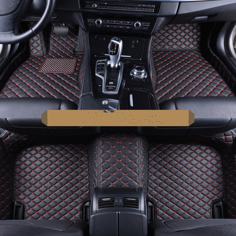 Wear-Resistant Leather Car Mat