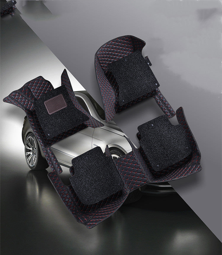 Wear-Resistant Leather Car Mat