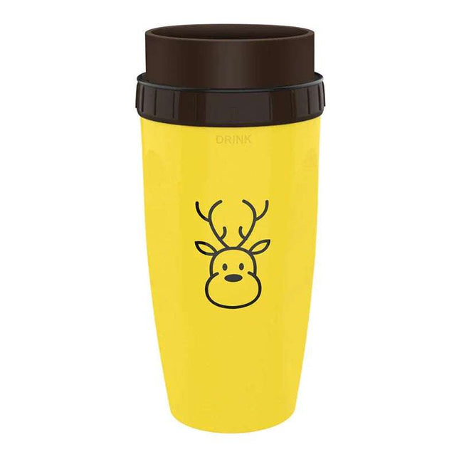 No Cover Twist Cup Travel Portable Cup Double Insulation Tumbler Straw Sippy Water Bottles Portable For Children Adults Fendax 0